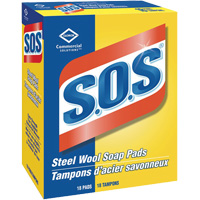 Tampons en laine d'acier saponifi&eacute;e S.O.S Pathway Supply LP