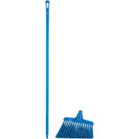 T&ecirc;te &agrave; balai en angle avec manche en m&eacute;tal, Crins Extra-ferme, 12", Polyester, Bleu Pathway Supply LP