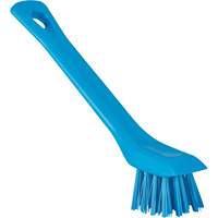 Brush with Scraping Edge, Stiff Bristles, 6" Long, Blue Pathway Supply LP