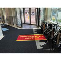 Tapis dentr&eacute;e Supreme Knob, Essuie-pieds/grattoir, 6-1/2' x 75-1/2' x 7/16", Charbon Pathway Supply LP