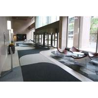Tapis dentr&eacute;e Supreme Knob, Essuie-pieds/grattoir, 6-1/2' x 75-1/2' x 7/16", Charbon Pathway Supply LP