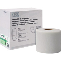 TrapEze&reg; Single Roll Disposable Dusting Sheets, Polyester, White Pathway Supply LP