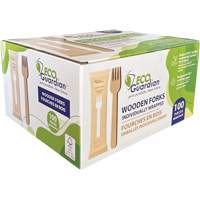 Fourchettes en bois emball&eacute;es individuellement Pathway Supply LP