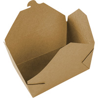 Kraft Take Out Food Containers, Corrugated, Rectangular Pathway Supply LP