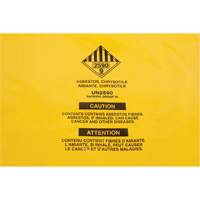 Doublures pour d&eacute;chets dangereux, Amiante, 40" lo x 35" la, 3 mils Pathway Supply LP