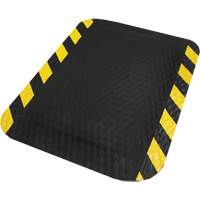 Tapis Hog Heaven, Losange, 2' x 3' x 5/8", Noir/Jaune, Nitrile Pathway Supply LP
