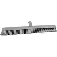 Balai-brosse robuste, Crins Fin/Ferme, 24", Gris Pathway Supply LP