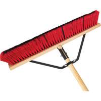 Balai-brosse &agrave; manche renforc&eacute;, 24", Moyen, Soies PVC Pathway Supply LP