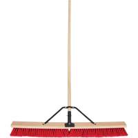 Balai-brosse &agrave; manche renforc&eacute;, 36", Moyen, Soies PVC Pathway Supply LP