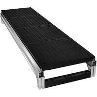 FOUNDATION Smooth Modular Aluminum Work Platform Kit, 18" W x 72" D, 400 lbs. Capacity, All-Welded Pathway Supply LP