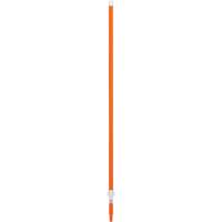 Handle, Broom/Brush/Dust Mop/Pad Holder/Scraper/Squeegee/Wet Mop, Orange, Telescopic, 62" - 109-2/5" L Pathway Supply LP