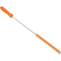 Tube Brush, Stiff Bristles, 19-7/10" Long, Orange Pathway Supply LP