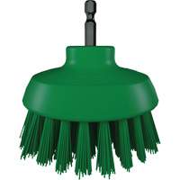Brosse ronde HyDrive pour perceuse, Soies Tr&egrave;s ferme, Longueur de 3-1/10", Vert Pathway Supply LP