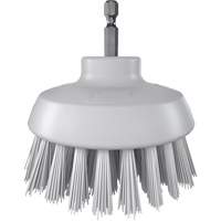 Brosse ronde HyDrive pour perceuse, Soies Tr&egrave;s ferme, Longueur de 3-1/10", Blanc Pathway Supply LP