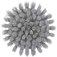Brosse ronde HyDrive pour perceuse, Soies Tr&egrave;s ferme, Longueur de 3-1/10", Blanc Pathway Supply LP