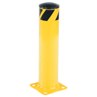 Safety Bollard, Steel, 24" H x 5-1/2" W, Yellow Pathway Supply LP