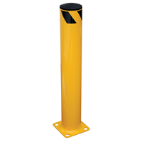 Safety Bollard, Steel, 36" H x 5.5" W, Yellow Pathway Supply LP