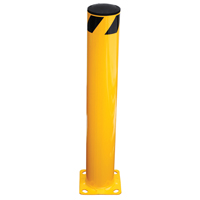 Safety Bollard, Steel, 36" H x 5.5" W, Yellow Pathway Supply LP