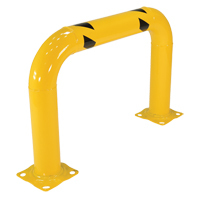 Garde-corps &agrave; profil &eacute;lev&eacute; pour machines, 3' la x 2' h, Jaune Pathway Supply LP
