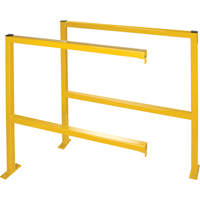 Perimeter Guards - Tubular Style, 48" W x 49-1/2" H, Yellow Pathway Supply LP