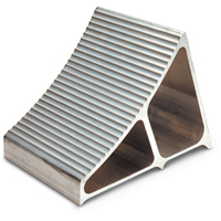 Aluminum Wheel Chocks, 7" W x 11-1/2" D x 8" H Pathway Supply LP