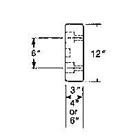 Molded Rubber Dock Guards, Rubber, 30" W x 4" D x 10" H Pathway Supply LP