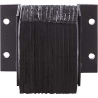 Laminated Dock Bumpers, Horizontal, Rubber, 12" W x 4" D x 10" H Pathway Supply LP