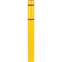 Polyethylene Bollard Covers, 4-1/2" Dia. x 52" L, Yellow Pathway Supply LP