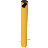 Bornes &agrave; couler, Acier, 35" h x 5-9/16" la, Jaune Pathway Supply LP