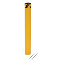 Bornes &agrave; couler, Acier, 36-1/2" h x 5-9/16" la, Jaune Pathway Supply LP