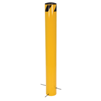 Bornes &agrave; couler, Acier, 36-1/2" h x 5-9/16" la, Jaune Pathway Supply LP
