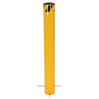 Bornes &agrave; couler, Acier, 36-1/2" h x 5-9/16" la, Jaune Pathway Supply LP