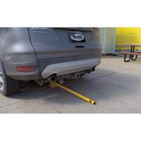 Butoirs repliables, Acier, 42" h x 1-3/4" la, Jaune Pathway Supply LP