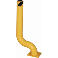 Borne d&eacute;sax&eacute;e, Acier, 36-1/8" h x 8" la, Jaune Pathway Supply LP