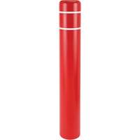 Polyethylene Bollard Covers, 4-1/2" Dia. x 64" L, Red Pathway Supply LP