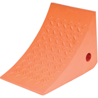 Cales-roue, Ur&eacute;thane, Orange, 8" la x 11" p x 8" h Pathway Supply LP