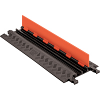 Protecteur de c&acirc;ble &agrave; profil bas Guard Dog, 2 canaux, 36" lo x 11,94" la x 1,25" h Pathway Supply LP
