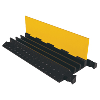 Yellow Jacket&reg; Heavy Duty Cable Protector, 3 Channels, 36" L x 18.5" W x 2.875" H Pathway Supply LP