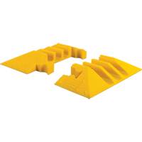 Yellow Jacket&reg; 3-Channel Heavy Duty Cable Protector - End Caps Pathway Supply LP