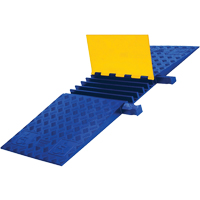 Yellow Jacket&reg; Heavy Duty ADA/DDA Cable Protector, 5 Channels, 18" L x 50" W x 1.875" H Pathway Supply LP