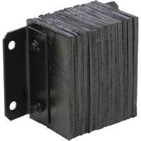 Laminated Dock Bumper, Horizontal, Rubber, 12" W x 6" D x 10" H Pathway Supply LP