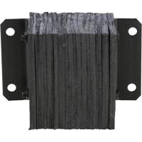 Laminated Dock Bumper, Horizontal, Rubber, 12" W x 6" D x 10" H Pathway Supply LP