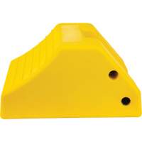 Cale de roue robustes, Ur&eacute;thane, Jaune, 15-1/2" la x 17-7/10" p x 10" h Pathway Supply LP