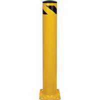 Butoir de s&eacute;curit&eacute;, Acier, 36" h x 5-1/2" la, Jaune Pathway Supply LP