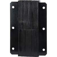 Laminated Dock Bumpers, Vertical, Rubber, 11" W x 6" D x 20" H Pathway Supply LP