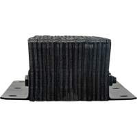 Laminated Dock Bumpers, Vertical, Rubber, 11" W x 6" D x 20" H Pathway Supply LP