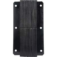 Laminated Dock Bumpers, Vertical, Rubber, 11" W x 4" D x 24" H Pathway Supply LP