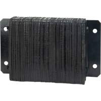 Laminated Dock Bumpers, Horizontal, Rubber, 18" W x 4" D x 12" H Pathway Supply LP