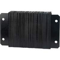 Laminated Dock Bumpers, Horizontal, Rubber, 18" W x 4" D x 12" H Pathway Supply LP
