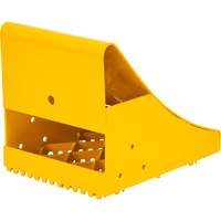Cales-roue pour la glace, Acier, Jaune, 8-1/16" la x 10-5/8" p x 8-13/16" h Pathway Supply LP